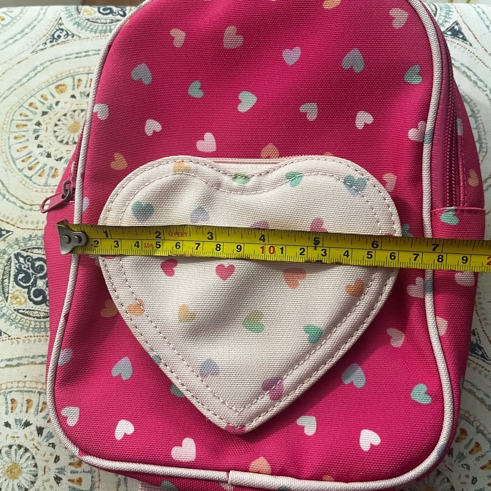 Charming Heart Pattern Kids Backpack - Picture 6 of 7